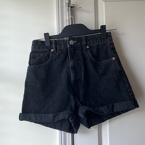 Zara High Rise Mom Shorts